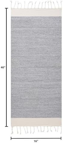 BAY LAUREL Turkish Hand Towel – Pack of 2 | Soft & Absorbent Decorative Towels for Bathroom, Hand, Face, Hair, Gym, Yoga, SPA, Kitchen & Tea | Boho Decor (Gray, Diamond 16x40 Inches (Set of 2) - Image 5