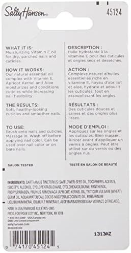 Sally Hansen Vitamin E Nail and Cuticle Oil | 0.45 Fl Oz | Pack of 2 - Image 3