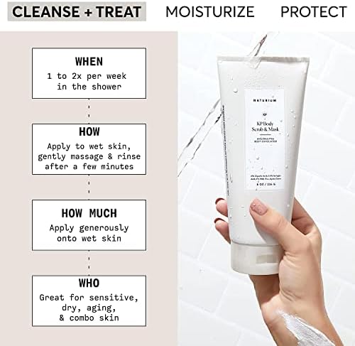 Naturium KP Body Scrub & Mask for Keratosis Pilaris, Bump Eraser Shower Scrub & Exfoliator for Skin, 8 oz (Pack of 3) - Image 2