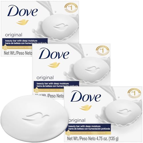 Dove Beauty Bar Soap, Original 3-Pack, 4.75 Oz Ea by Dove
