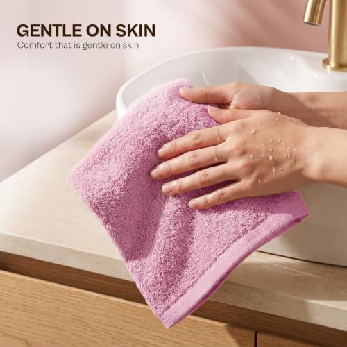 Utopia Towels 24 Pack Washcloths, 12x12 in, 100% Cotton, Variety - Image 2