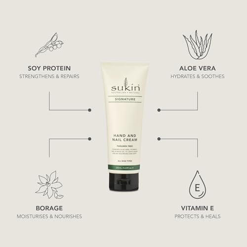 Sukin - Hand & Nail Cream, Signature Collection for Dry Hands, 4.23 fl oz 125 mL - Image 3