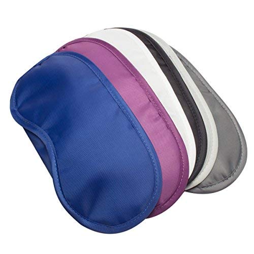 12 Pcs Multicolor Sleep Eye Mask Soft Eye Mask Cover Lightweight Blindfold with Elastic Strap Headband Eyeshades for Travel Nap Eye Cover for Kids Women Men, 12 Colors