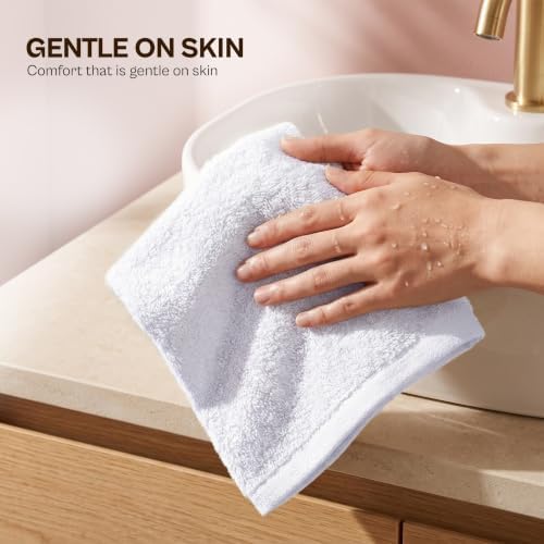 Utopia Towels 24 Pack Washcloths, 12x12 in, 100% Cotton, Variety - Image 6