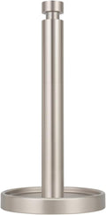 Ivilon Paper Towel Roll Stand - Steady and Easy Tear - Fits All Paper Towel Rolls - Brushed Nickel