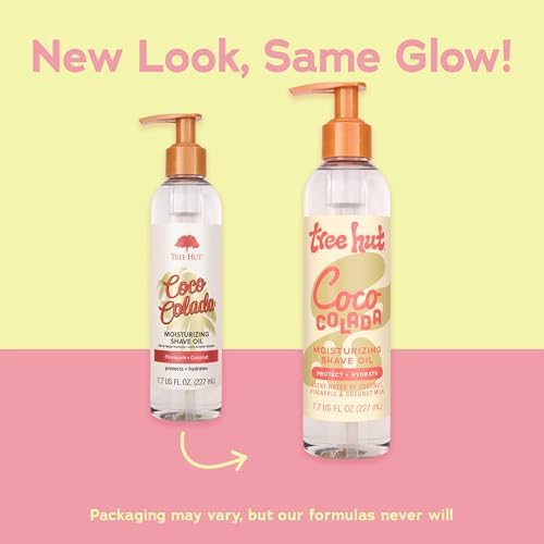 Tree Hut Coco Colada Moisturizing Shave Oil, Gel-to-Oil Formula, Ultra Hydrating Barrier for a Close, Smooth Shave, For All Skin Types, 7.7 fl oz,(Pack of 2) - Image 2