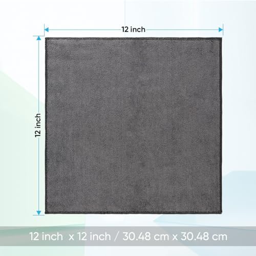 HOMEXCEL Washcloths 24PK, Ultra Soft&Highly Absorbent Face Towels, 12X12 in - Image 7