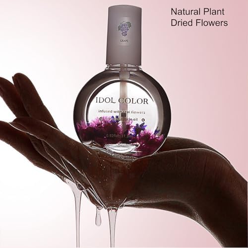 Flowery Scented Cuticle Oil, Infused with Real Flowers, Cuticle Revitalize Oil, Cuticle Remover - Cuticle Softener (0.92 fl.oz, ORANGE) - Image 3