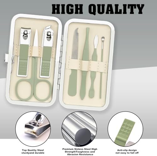 Manicure Kit,Nail Clippers for Men Valentine's Day,Easter Basket Stuffers for Teens,Pedicure Tools for Feet,Manicure Set,Mens Grooming Kit,Nail Clipper Set,Travel Essentials for Men - Image 4