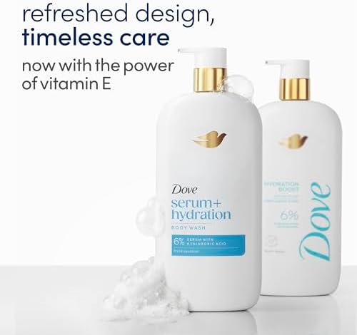 Dove Serum+ Hydration Body Wash with Hyaluronic Acid, 30 fl oz - Image 3