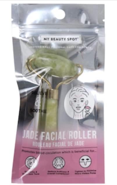 TDST Set of 2 Jade Rollers for Face Neck Eye Aging Wrinkles Puffiness Bulk Wholesale Tools Skincare Facial Natural 100% Real with Bonus TDST MUE Swag