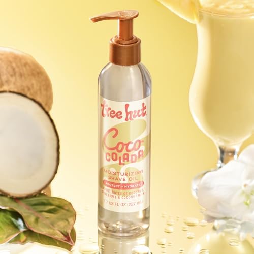 Tree Hut Coco Colada Moisturizing Shave Oil, Gel-to-Oil Formula, Ultra Hydrating Barrier for a Close, Smooth Shave, For All Skin Types, 7.7 fl oz,(Pack of 2) - Image 4