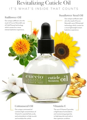 Cuccio Naturale White Limetta & Aloe Vera Revitalizing Cuticle Oil, Lightweight Fast-Absorbing Hydrating Nail & Cuticle Conditioner, Cold-Pressed Oils + Vitamin E, 2.30 Fl Oz - Image 2
