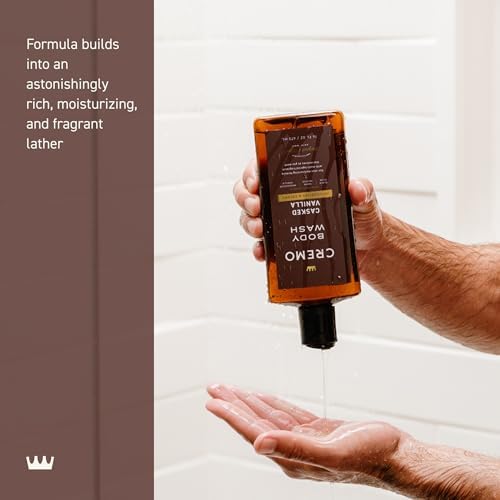 Cremo Body Wash for Men, Rich-Lathering Casked Vanilla, 16 Fl Oz (Pack of 12) - Image 4