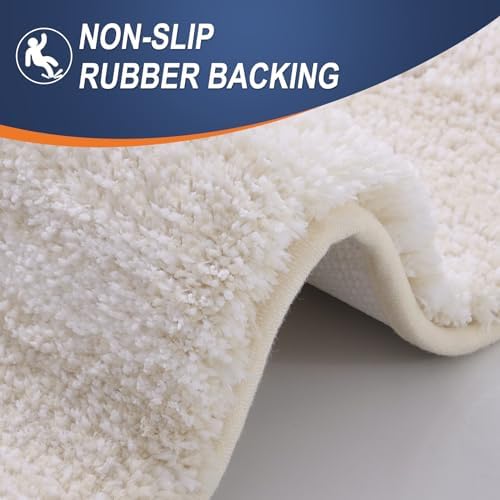 OLANLY Small Bathroom Rugs 24x16, Extra Soft Absorbent Microfiber Bath Rugs - Image 5