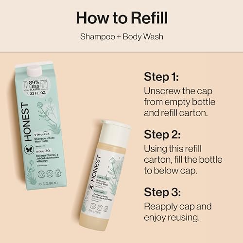 The Honest Company Shampoo & Body Wash, Hypoallergenic, Fragrance-Free - Image 5