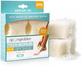 Spongeables Pedi Scrub Foot Exfoliating 20+ Wash Sponge, Argan Oil, 2 Count by Spongeables