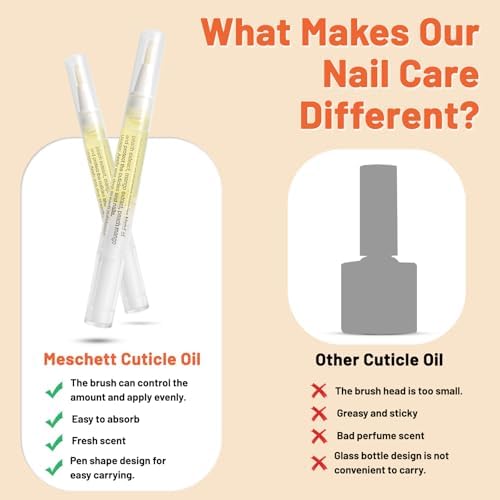 Meschett 2PCS Cuticle Oil Pens for Nail Care,Cuticle Revitalizer Oil Pen with Soft Brush,Cuticle Oil to Prevent Nail Cracking and Dry (Pineapple & Lemon Flavor) - Image 5