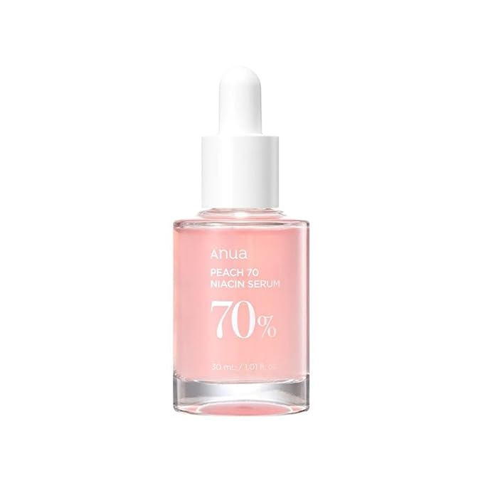 Anua Peach 70 Niacinamide Serum, Daily Glow Serum For Face, Skin Tone & Dullness Care with Vitamin B12, Lightweight, Hydrating For Glass Skin Effect, Korean Skin Care, 1.01 fl.oz
