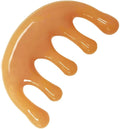 GSHOW Head Massager Scalp Resin Handheld Wide Tooth Gua Sha Comb Relax Massage Tool for Soothing Head Massage