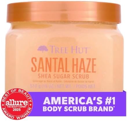 Tree Hut Body Scrub, Santal Haze, 18 Oz, 18 Ounce (Pack of 12) - Image 3