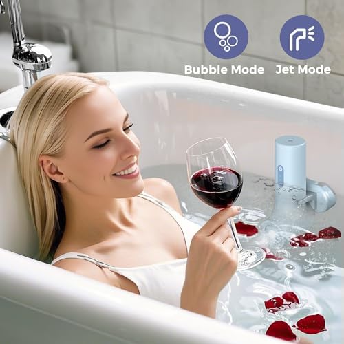 MOMFANN Bath Jets for Tub, Portable Jet Spa for Bathtub, Bubble/Jet Mode, 3-Level Adjustable, Idea Gift Bath Spa for Gifts for Women - Image 2