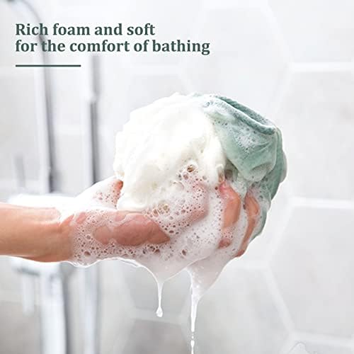 Fu Store Loofah Sponge Shower Loofahs 4 Colors Bath Sponges Body Scrubbers - Image 3