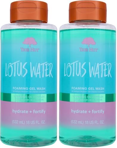 Tree Hut Lotus Water Wash Foaming Gel, Cleanse & Soothe Skin Without Stripping Moisture, Made with our Hydrating Oil Complex, 18 Fl Oz (Pack of 2) by TreeHut