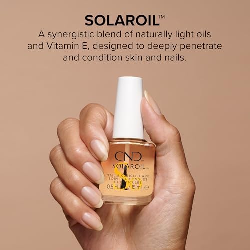 CND SolarOil Cuticle Oil, Natural Blend Of Jojoba, Vitamin E, Rice Bran and Sweet Almond Oils, Moisturizes and Conditions Skin (Packaging May Vary) - Image 2