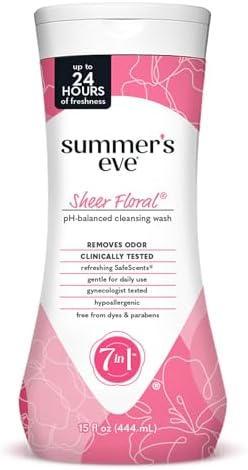 Summer's Eve All-Over Daily Feminine Wash, Sheer Floral, 15 Fl Oz by SummersEve