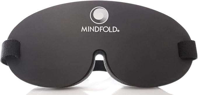 MindFold Sleep Relaxation Heal Headaches Travel Sports Training Total Darkness Mask