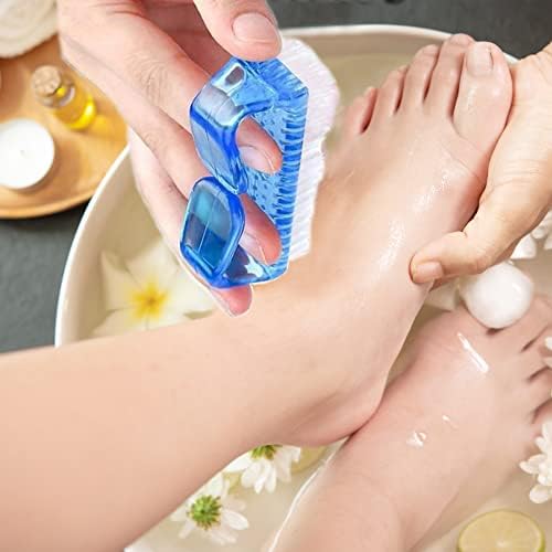 4 Pcs Nail Brush for daily Use - 4 Different Kinds of Fingernail brush with Plastic Handle Nail brush for cleaning Fingernails and Pedicure for Toes and Nails Men Women - Image 5