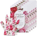 Koelf Rose Petal Satin Hand Mask (5 Pairs) - Korean Skin Care, Nourishing & Moisturizing Hand Gloves, Rose Scented Hand Masks with Peptides, Collagen & Shea Butter for Soft, Smooth Hands by koelf