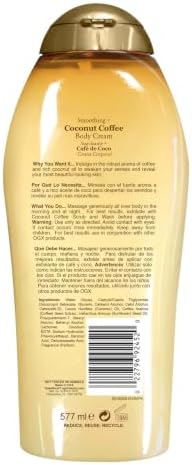 OGX Smoothing + Coconut Coffee Body Cream 19.5 oz - Image 6