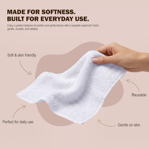 Utopia Towels 24 Pack Washcloths, 12x12 in, 100% Cotton, Variety - Image 4