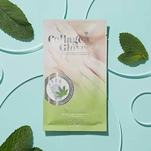 VOESH Collagen Gloves, Vegan Hand Masks, Moisturizing Hand Mask, Lotion Gloves, Hydrating Gloves, Hand Care, Spa Manicure Gloves, Dry Hand Treatment - Image 2