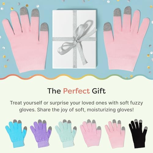 ZenToes Moisturizing Gloves for Dry Hands, Gel Lined, Cotton, 1 Pair - Image 6