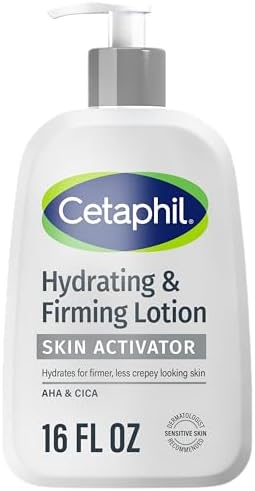 Cetaphil Skin Activator Firming Body Lotion, AHA & CICA, 16 Ounce (Pack of 12) by Cetaphil