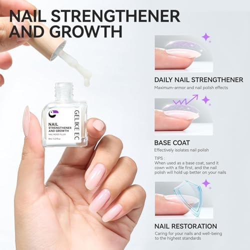 Nail Ridge Filler For Damaged Nails: Nail Strengthener for Thin Nails - Image 3