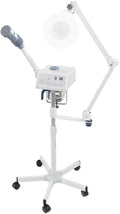 SKINACT Digital Euro Facial Steamer with Aroma Therapy + LED Magnifying Lamp