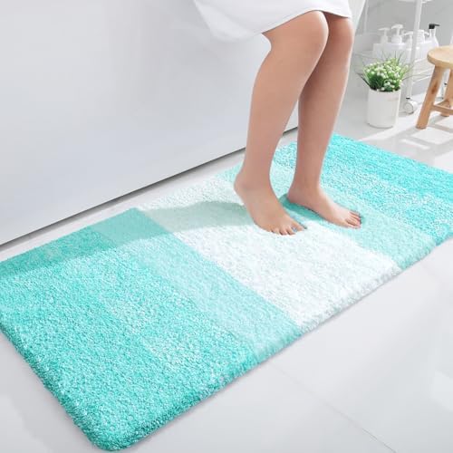 OLANLY Bathroom Runner Rug 47x24, Extra Soft Absorbent Microfiber Bath Rugs by OLANLY