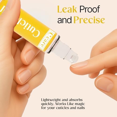 C CARE Milk and Honey Roll-On Cuticle Oil | Natural Revitalizing Hydrating Nail Oil For Repaired Cuticles Overnight | Remedy For Damaged Skin And Thin Nails | Paraben Cruelty Free Formula | 10ml - Image 4