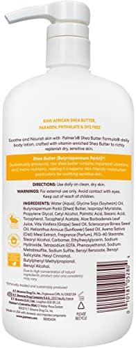 Palmer's Shea Formula Raw Shea Body Lotion for Dry Skin, Hand & Body Moisturizer, Value Size Pump Bottle, 33.8 Ounces (Pack of 2) - Image 2