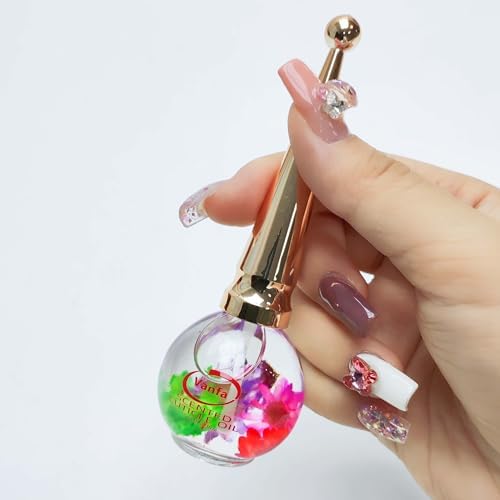 Vanfa Scented Cuticle Oil Infused With Real Flower 0.42 Fl oz (Scent: Jamine, Pack of 3) - Image 6