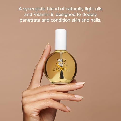 CND SolarOil Cuticle Oil, Natural Blend Of Jojoba, Vitamin E, Rice Bran and Sweet Almond Oils, Moisturizes and Conditions Skin (Packaging May Vary) - Image 2