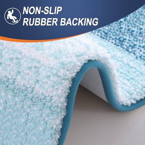 OLANLY Bathroom Runner Rug 47x17, Extra Soft Absorbent Microfiber Bath Rugs - Image 4