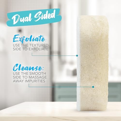 Spongables Pedi Scrub Foot Exfoliating 20+ Wash Sponge, Pina Colada, 1 Count - Image 5