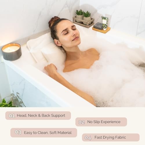 Our Full Body Bath Pillow - Ideal Bathtub Accessory for Relaxing Bath Gifts for Women - Image 4