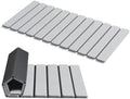 AWW Foldable Stone Bath Mat, Diatomaceous, 31.5"x15.7", Light Grey by AWW