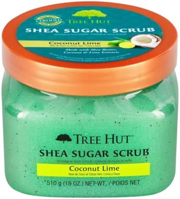 Tree Hut Shea Sugar Scrub - Coconut Lime - 18 oz - Exfoliating Body Scrub for Smooth, Glowing Skin - Made with Real Sugar and Shea Butter (Pack of 2) - Image 3